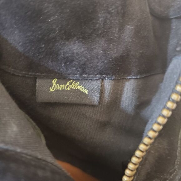 Sam Eldeman Louie Fringe Black Bootie Size 6.5 - Picture 7 of 12